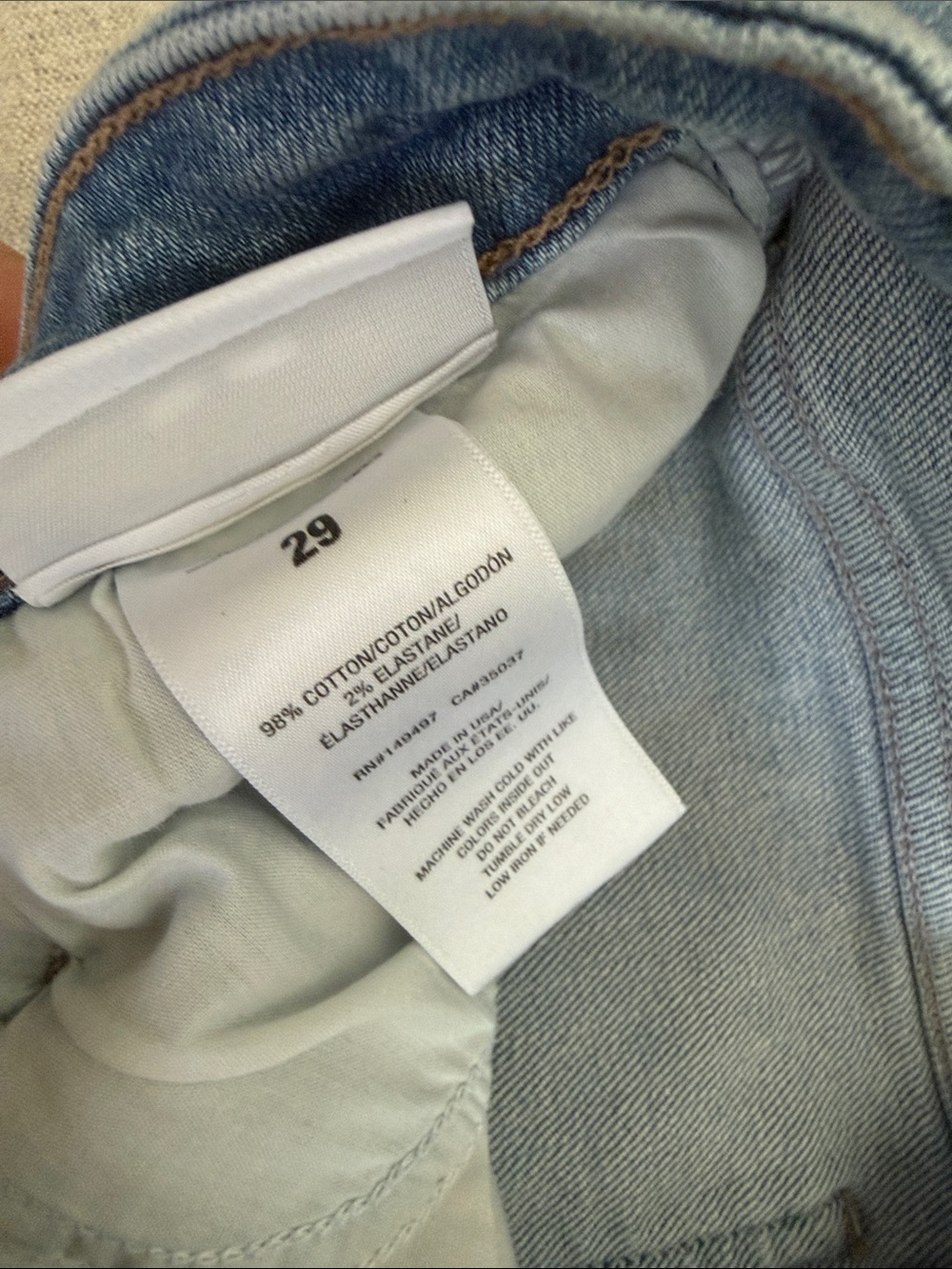 Joe's Jeans The Niki Boyfriend Light Blue Distressed Straight Leg Jeans - Picture 2 of 6